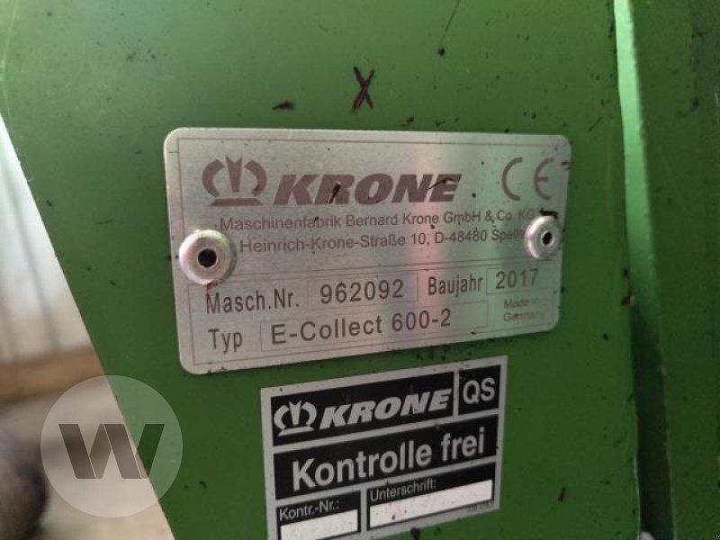 Krone Easy Collect 600 - Καλαμποκομαχαιρο: φωτογραφία 3 Krone Easy Collect 600 - Καλαμποκομαχαιρο: φωτογραφία 3