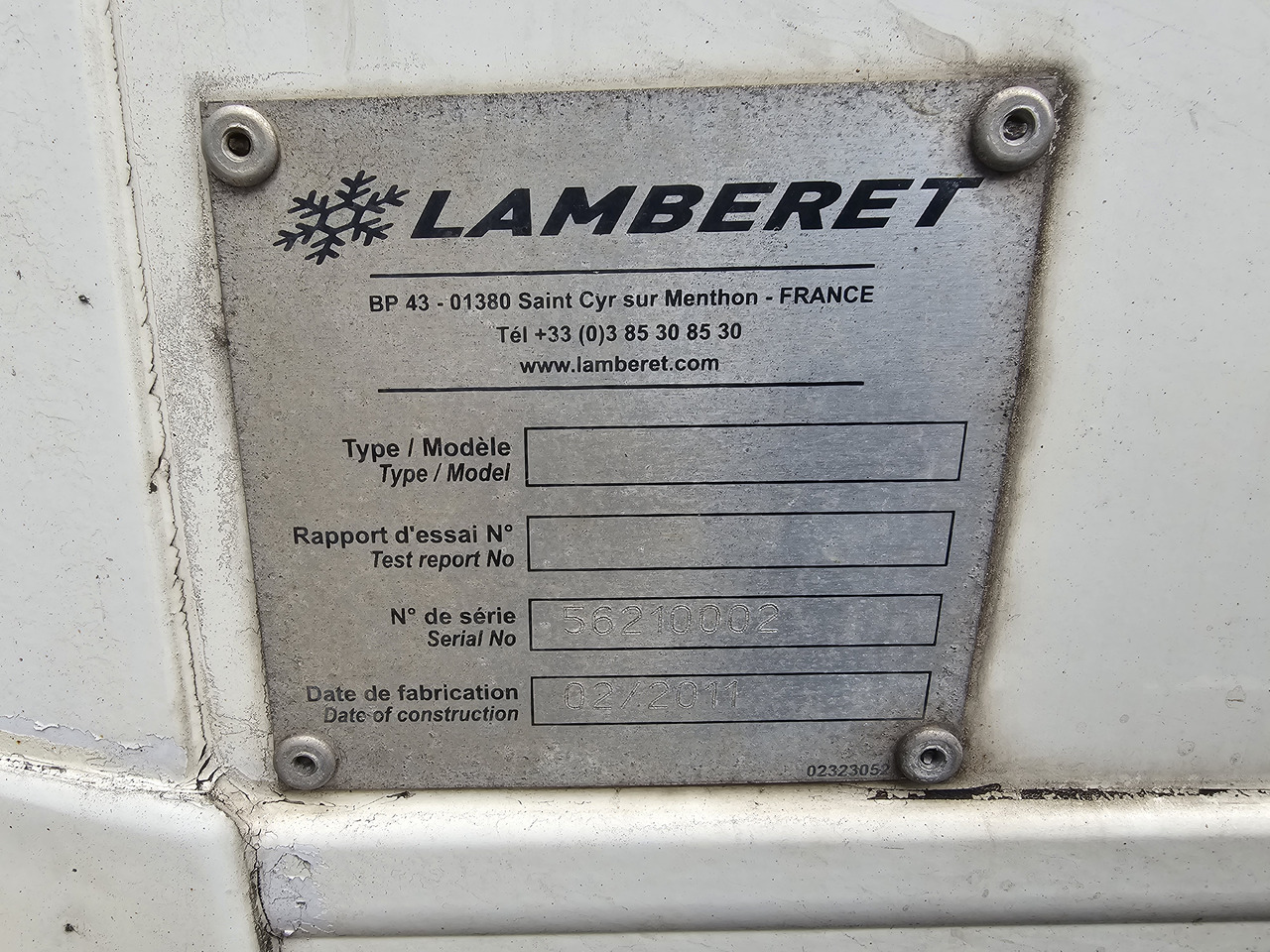 LAMBERET FRIGO BODY / CARRIER SUPRA 850MT / TAIL LIFT ZEPRO Z155 MA + REMOTE - Αμάξωμα - ψυγείο: φωτογραφία 3 LAMBERET FRIGO BODY / CARRIER SUPRA 850MT / TAIL LIFT ZEPRO Z155 MA + REMOTE - Αμάξωμα - ψυγείο: φωτογραφία 3
