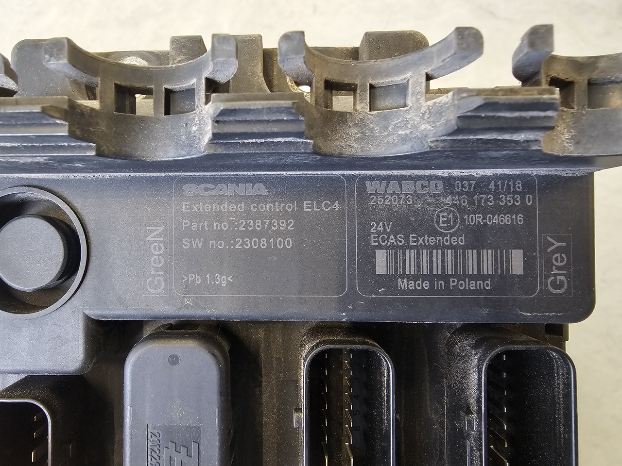 SCANIA S, R, P, G / ELC4 CONTROL UNIT / 2387392 - Ηλεκτρονική μονάδα ελέγχου: φωτογραφία 4 SCANIA S, R, P, G / ELC4 CONTROL UNIT / 2387392 - Ηλεκτρονική μονάδα ελέγχου: φωτογραφία 4