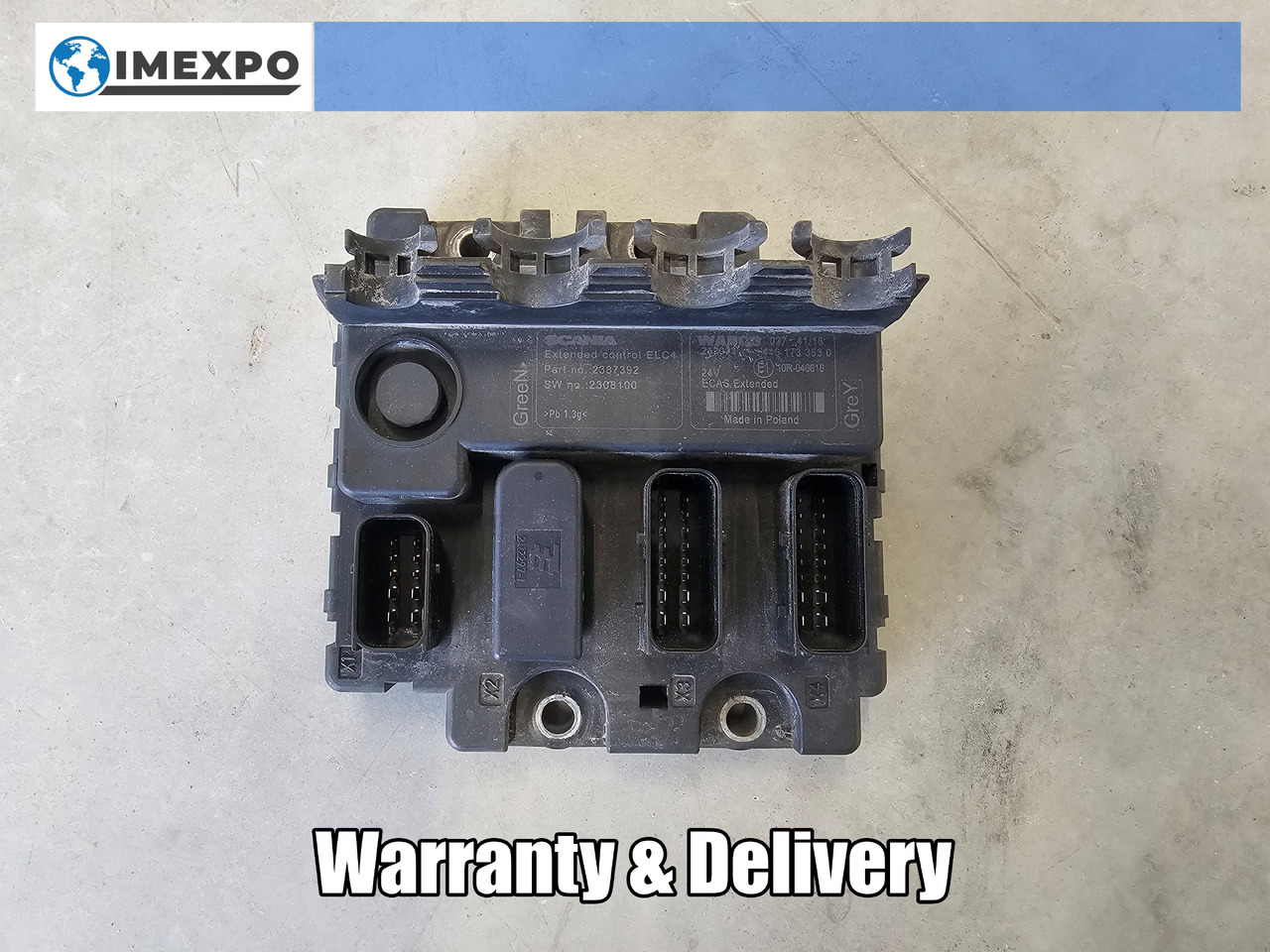 SCANIA S, R, P, G / ELC4 CONTROL UNIT / 2387392 - Ηλεκτρονική μονάδα ελέγχου: φωτογραφία 1 SCANIA S, R, P, G / ELC4 CONTROL UNIT / 2387392 - Ηλεκτρονική μονάδα ελέγχου: φωτογραφία 1