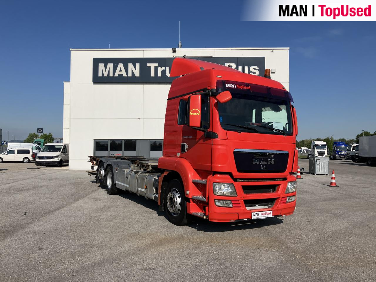 MAN TGS 26.440 6X2-2 LL - Φορτηγό μεταφοράς εμπορευματοκιβωτίων/ Κινητό αμάξωμα: φωτογραφία 1 MAN TGS 26.440 6X2-2 LL - Φορτηγό μεταφοράς εμπορευματοκιβωτίων/ Κινητό αμάξωμα: φωτογραφία 1