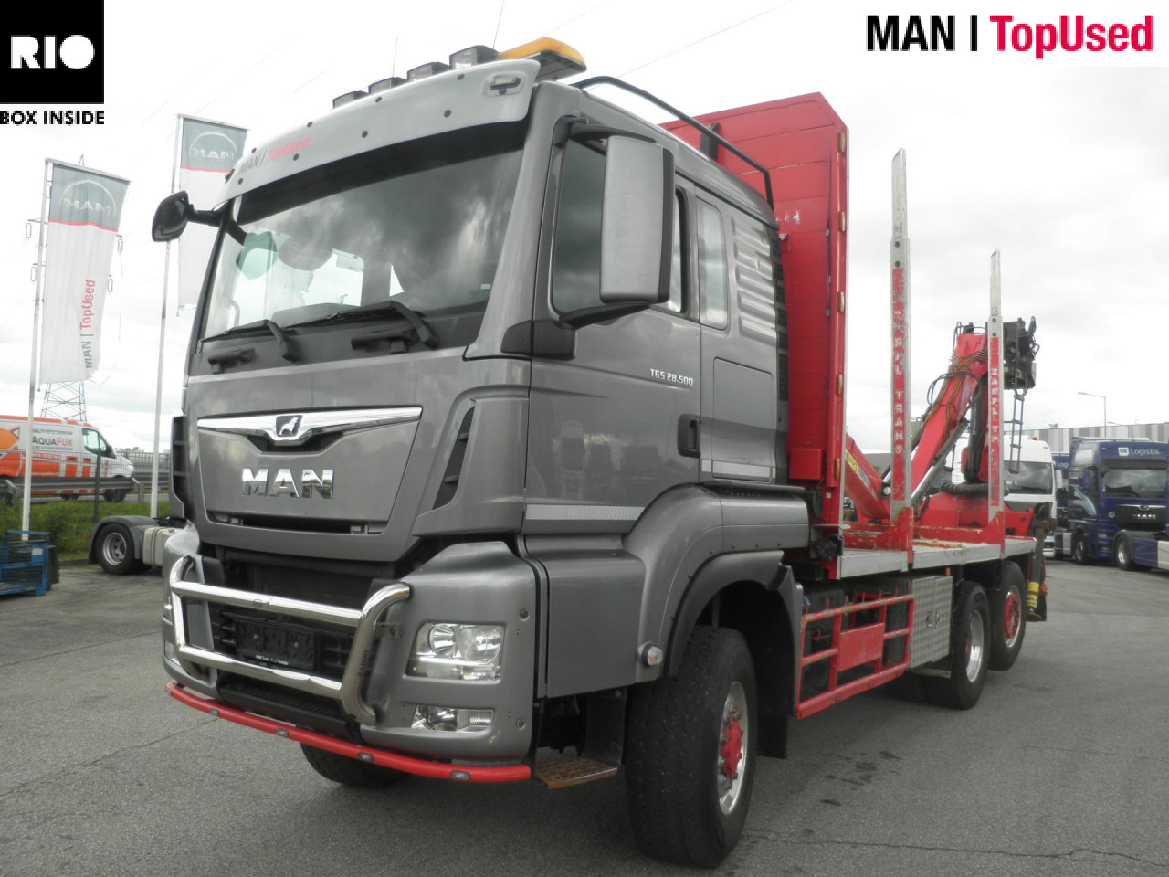 MAN TGS 28.500 6X4-4 BL - Φορτηγό ξυλείας: φωτογραφία 1 MAN TGS 28.500 6X4-4 BL - Φορτηγό ξυλείας: φωτογραφία 1