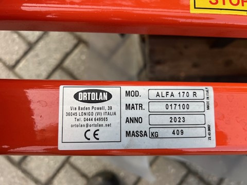 ORTOLAN ALFA 170 head harrow - Μηχανή οργώματος: φωτογραφία 2 ORTOLAN ALFA 170 head harrow - Μηχανή οργώματος: φωτογραφία 2