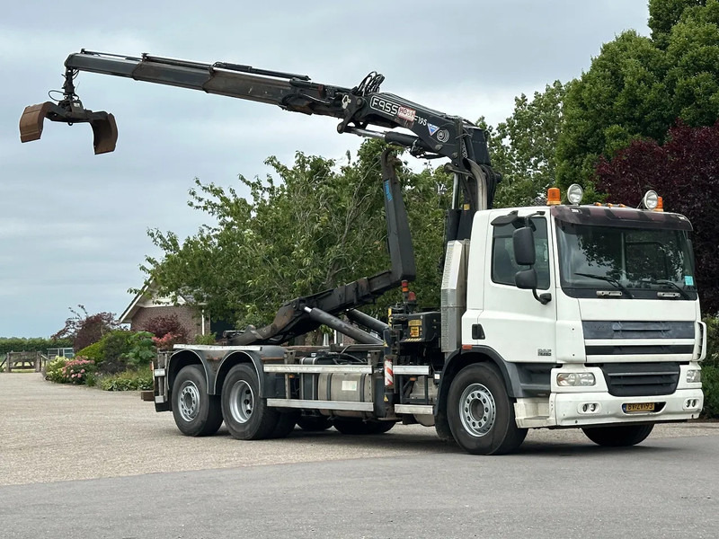 DAF CF 75 //250 !!KRAAN/HAAK!! RADIO REMOTE!! - Φορτηγό φόρτωσης γάντζου, Φορτηγό με γερανό: φωτογραφία 1 DAF CF 75 //250 !!KRAAN/HAAK!! RADIO REMOTE!! - Φορτηγό φόρτωσης γάντζου, Φορτηγό με γερανό: φωτογραφία 1