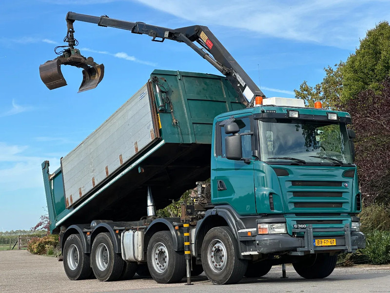 Scania G360 8x4!!Z-Kraan/KIPPER!! - Φορτηγό ανατρεπόμενο, Φορτηγό με γερανό: φωτογραφία 1 Scania G360 8x4!!Z-Kraan/KIPPER!! - Φορτηγό ανατρεπόμενο, Φορτηγό με γερανό: φωτογραφία 1