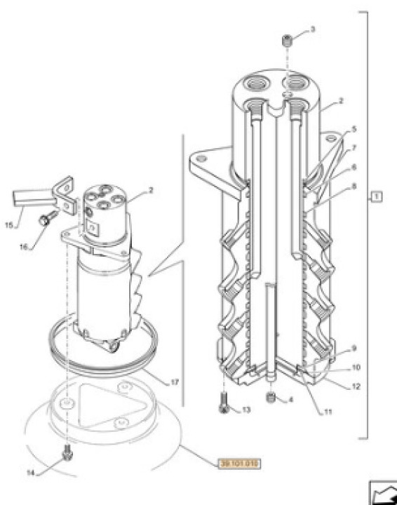 Case KAA11140 - Υδραυλικό για Κατασκευή μηχανήματα: φωτογραφία 1 Case KAA11140 - Υδραυλικό για Κατασκευή μηχανήματα: φωτογραφία 1