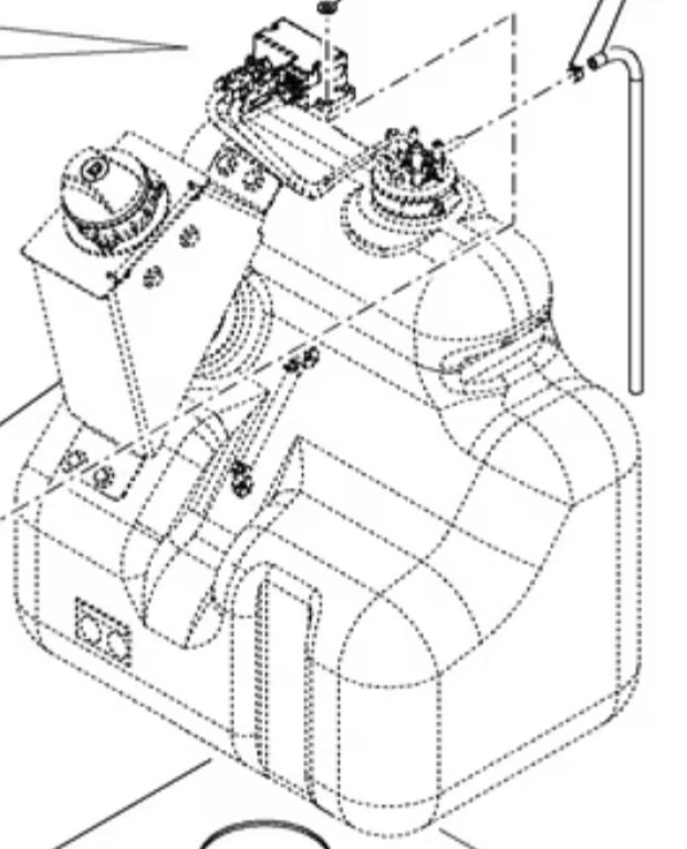 Case KNH14033 - Ρεζερβουάρ καυσίμου για Κατασκευή μηχανήματα: φωτογραφία 1 Case KNH14033 - Ρεζερβουάρ καυσίμου για Κατασκευή μηχανήματα: φωτογραφία 1