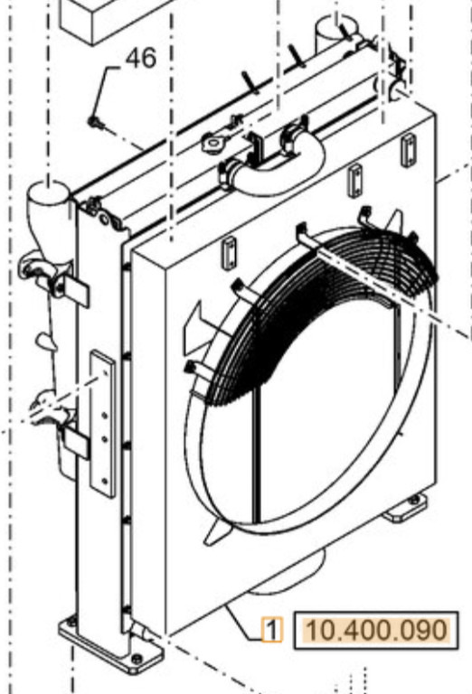 Case KWH12780 - Ψυγείο αυτοκίνητο για Κατασκευή μηχανήματα: φωτογραφία 2 Case KWH12780 - Ψυγείο αυτοκίνητο για Κατασκευή μηχανήματα: φωτογραφία 2