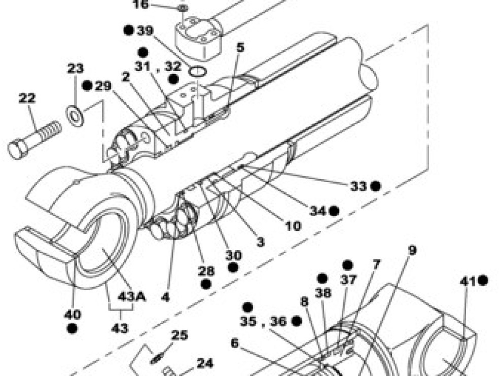 Case LZ007420 - LB010990 - Υδραυλικός κύλινδρος για Γεωργικά μηχανήματα: φωτογραφία 1 Case LZ007420 - LB010990 - Υδραυλικός κύλινδρος για Γεωργικά μηχανήματα: φωτογραφία 1