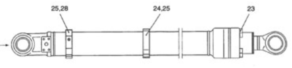 New Holland YX01V00005F7 - 87336534 - Υδραυλικός κύλινδρος για Κατασκευή μηχανήματα: φωτογραφία 2 New Holland YX01V00005F7 - 87336534 - Υδραυλικός κύλινδρος για Κατασκευή μηχανήματα: φωτογραφία 2
