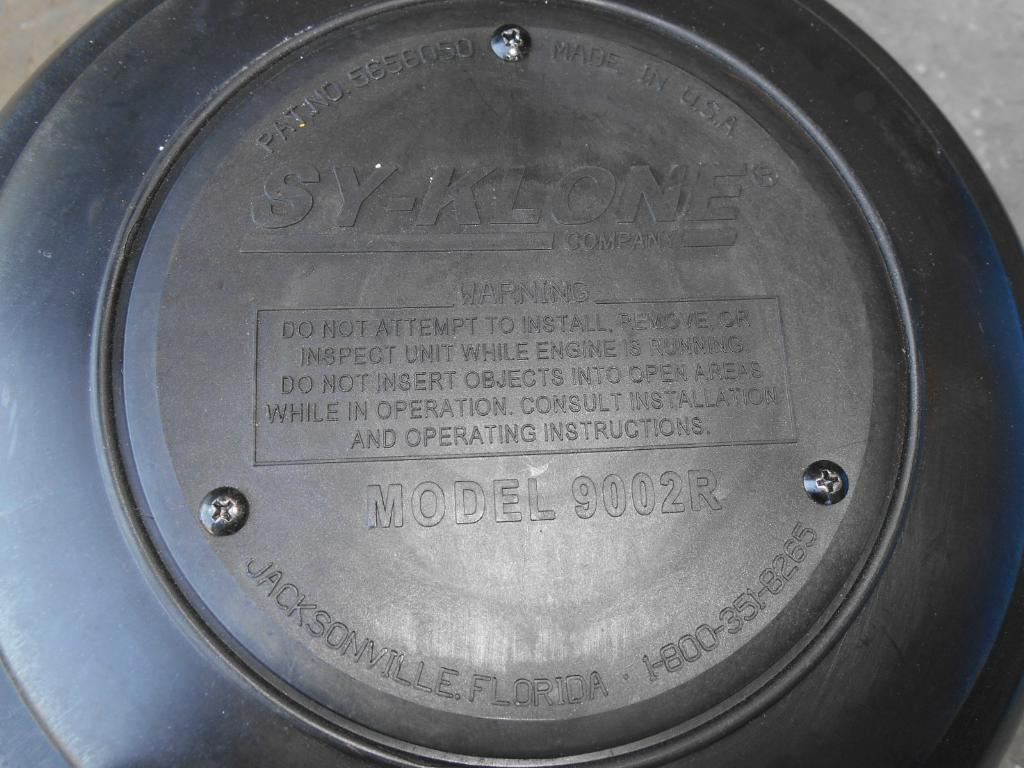 Sy-klone 9002R - - Φίλτρο αέρα για Κατασκευή μηχανήματα: φωτογραφία 4 Sy-klone 9002R - - Φίλτρο αέρα για Κατασκευή μηχανήματα: φωτογραφία 4