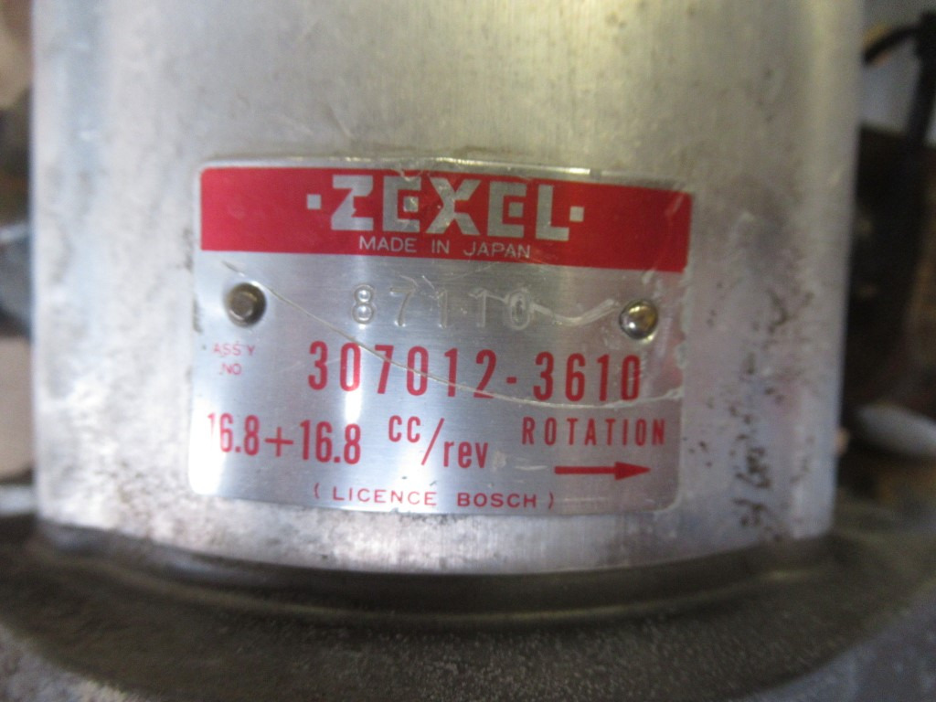 Zexel 307012-3610 - - Υδραυλική αντλία για Κατασκευή μηχανήματα: φωτογραφία 4 Zexel 307012-3610 - - Υδραυλική αντλία για Κατασκευή μηχανήματα: φωτογραφία 4