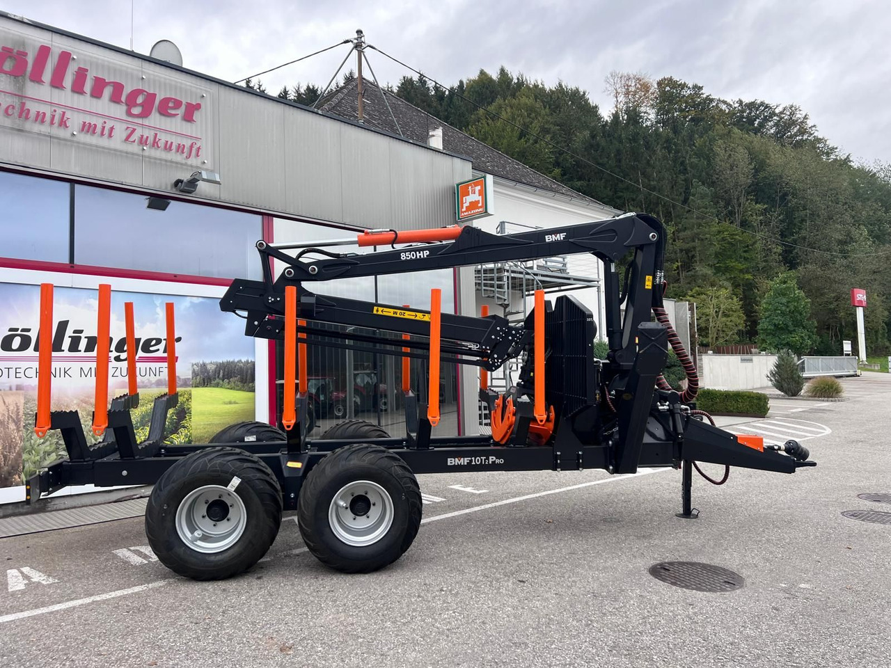 BMF BMF 10T2 mit BMF 850 HP Kran - Δασική ρυμούλκα: φωτογραφία 2 BMF BMF 10T2 mit BMF 850 HP Kran - Δασική ρυμούλκα: φωτογραφία 2