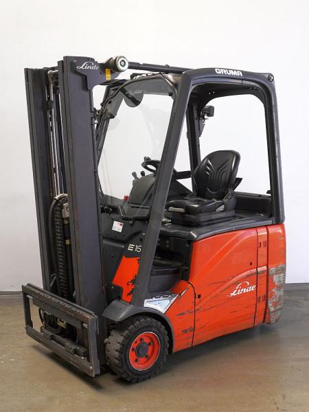 Linde E 16 H 386 - Ηλεκτροκίνητο περονοφόρο: φωτογραφία 1 Linde E 16 H 386 - Ηλεκτροκίνητο περονοφόρο: φωτογραφία 1