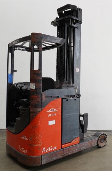 Linde R 14 115 - Ανυψωτικό στενών δρόμων: φωτογραφία 1 Linde R 14 115 - Ανυψωτικό στενών δρόμων: φωτογραφία 1