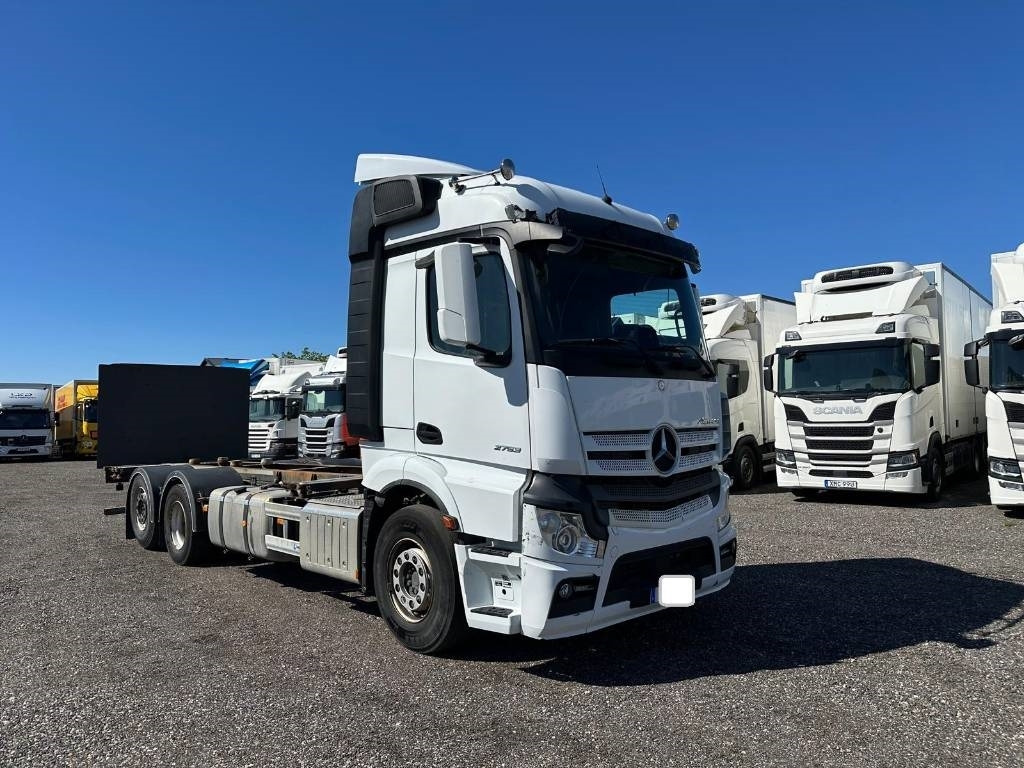 Mercedes-Benz ACTROS 2753 serie 7588 - Φορτηγό μεταφοράς εμπορευματοκιβωτίων/ Κινητό αμάξωμα: φωτογραφία 2 Mercedes-Benz ACTROS 2753 serie 7588 - Φορτηγό μεταφοράς εμπορευματοκιβωτίων/ Κινητό αμάξωμα: φωτογραφία 2