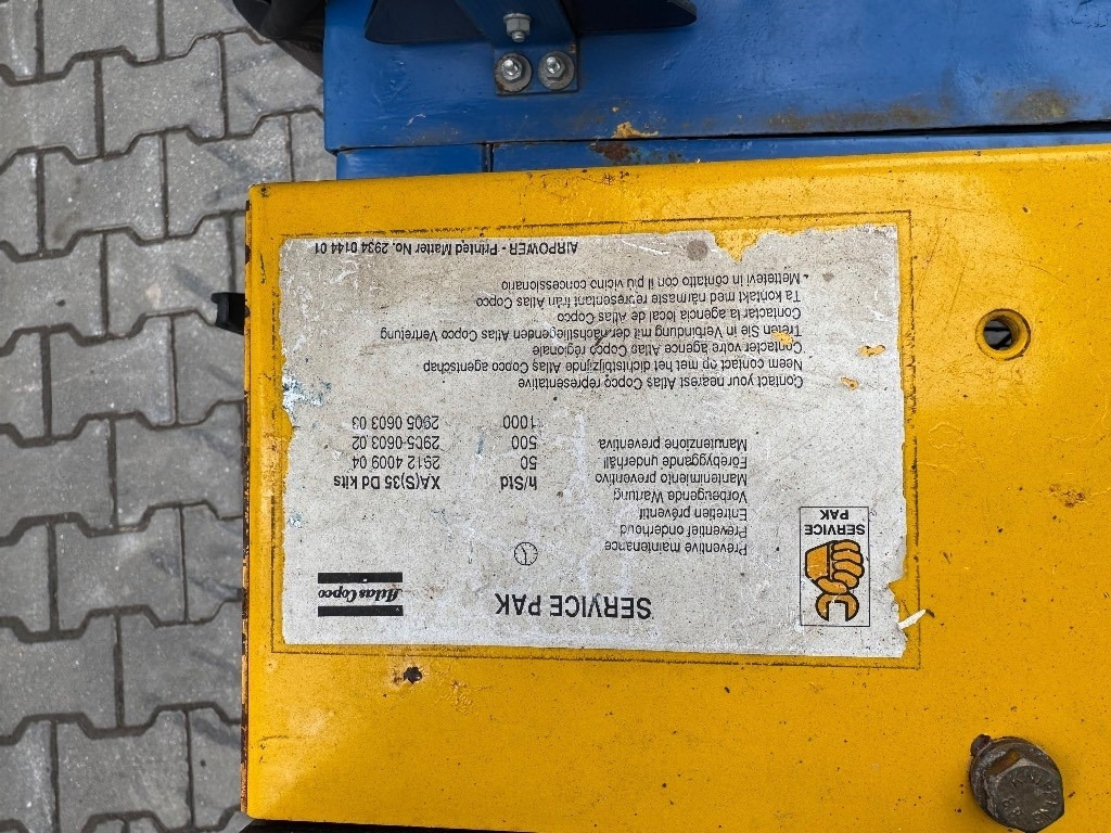 Atlas Copco XAS 35 - Αεροσυμπιεστής: φωτογραφία 4 Atlas Copco XAS 35 - Αεροσυμπιεστής: φωτογραφία 4