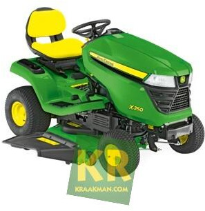 John Deere X350  - Χλοοκοπτικό: φωτογραφία 1 John Deere X350  - Χλοοκοπτικό: φωτογραφία 1