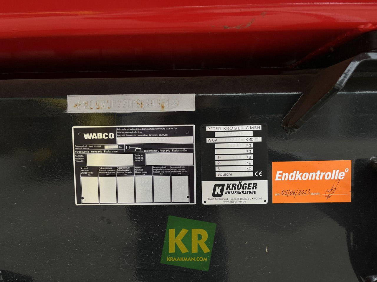 Kröger Overig - Ανατρεπόμενη ρυμούλκα για τρακτέρ: φωτογραφία 2 Kröger Overig - Ανατρεπόμενη ρυμούλκα για τρακτέρ: φωτογραφία 2