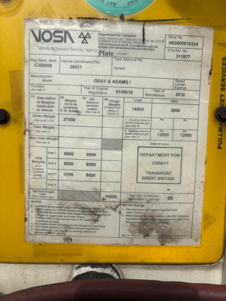 2016 Schmitz 13.6m Fridge Trailer – D12 - Επικαθήμενο ψυγείο: φωτογραφία 4 2016 Schmitz 13.6m Fridge Trailer – D12 - Επικαθήμενο ψυγείο: φωτογραφία 4