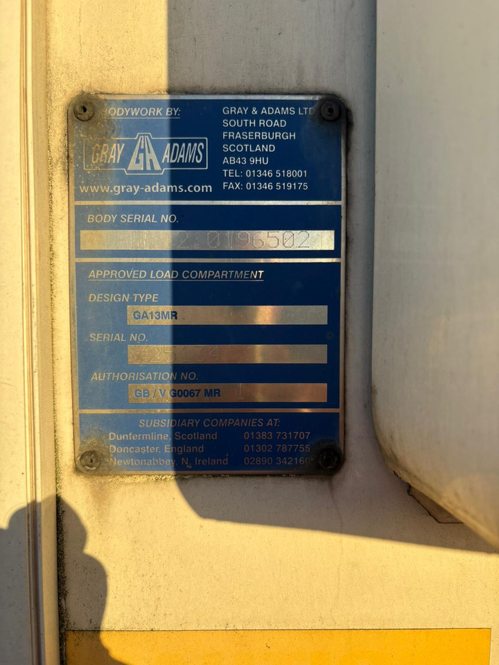 Gray and Adams 2012 SLXE 400 – CBT225ER - Επικαθήμενο ψυγείο: φωτογραφία 1 Gray and Adams 2012 SLXE 400 – CBT225ER - Επικαθήμενο ψυγείο: φωτογραφία 1