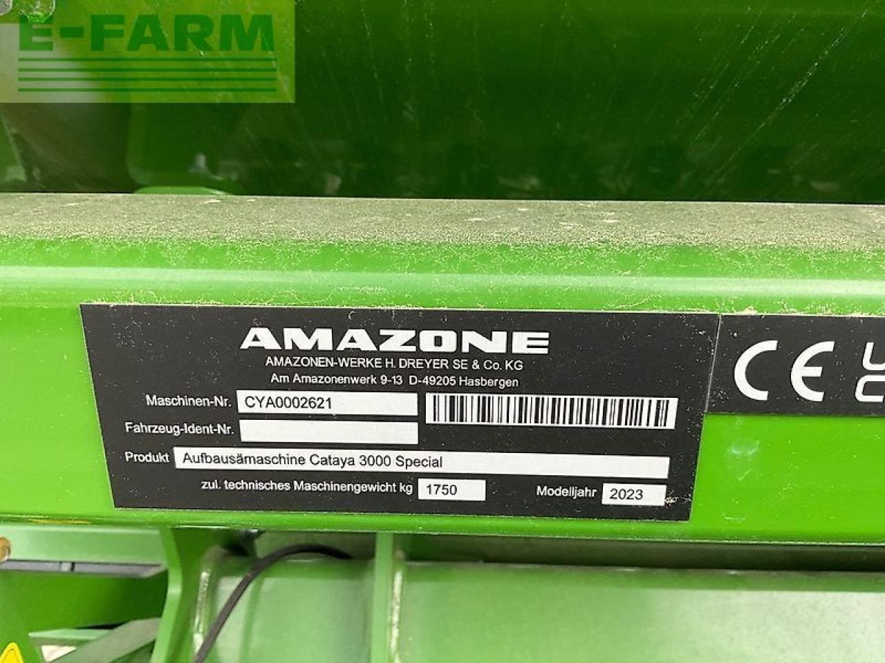 Amazone cataya 3000 special rotec - Σπαρτική μηχανή: φωτογραφία 5 Amazone cataya 3000 special rotec - Σπαρτική μηχανή: φωτογραφία 5