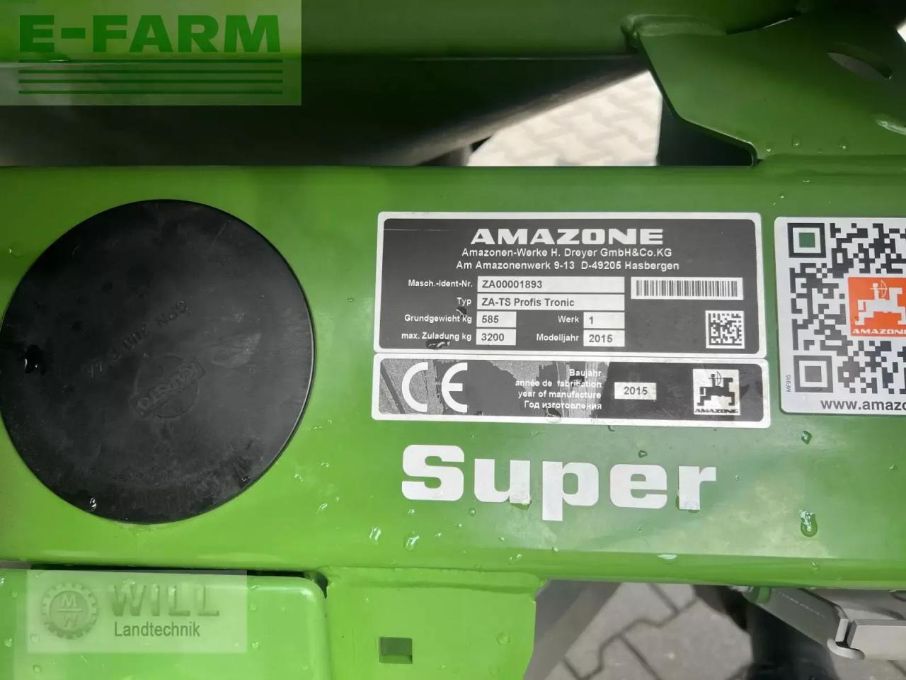 Amazone za-ts 2600 - Λιπασματοδιανομέας: φωτογραφία 5 Amazone za-ts 2600 - Λιπασματοδιανομέας: φωτογραφία 5