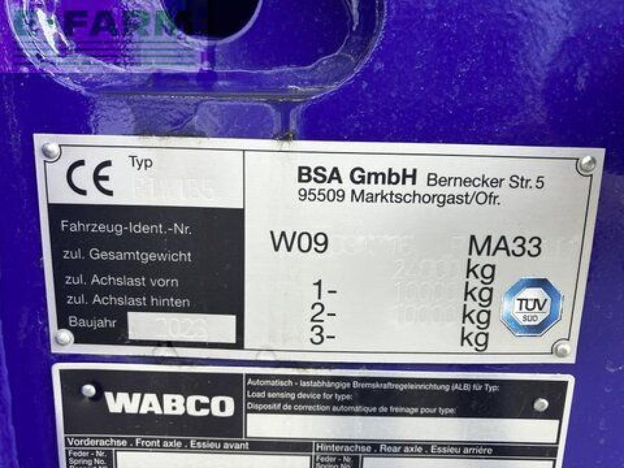 Κοπροδιανομέας υγρής κοπριάς BSA ptw 155 premiumline: φωτογραφία 16