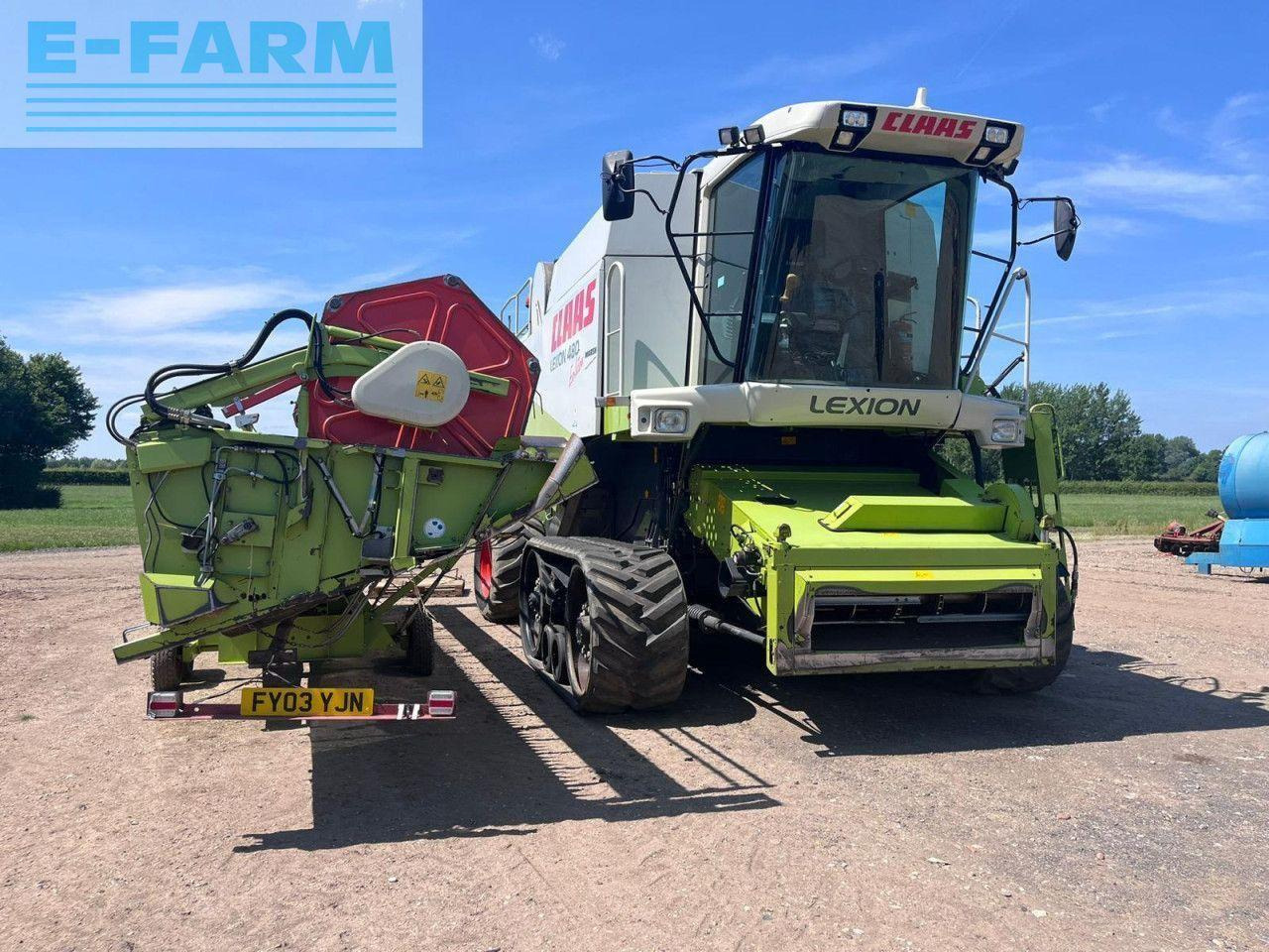 CLAAS LEXION 480 EVOLUTION TT - Θεριζοαλωνιστική μηχανή: φωτογραφία 3 CLAAS LEXION 480 EVOLUTION TT - Θεριζοαλωνιστική μηχανή: φωτογραφία 3