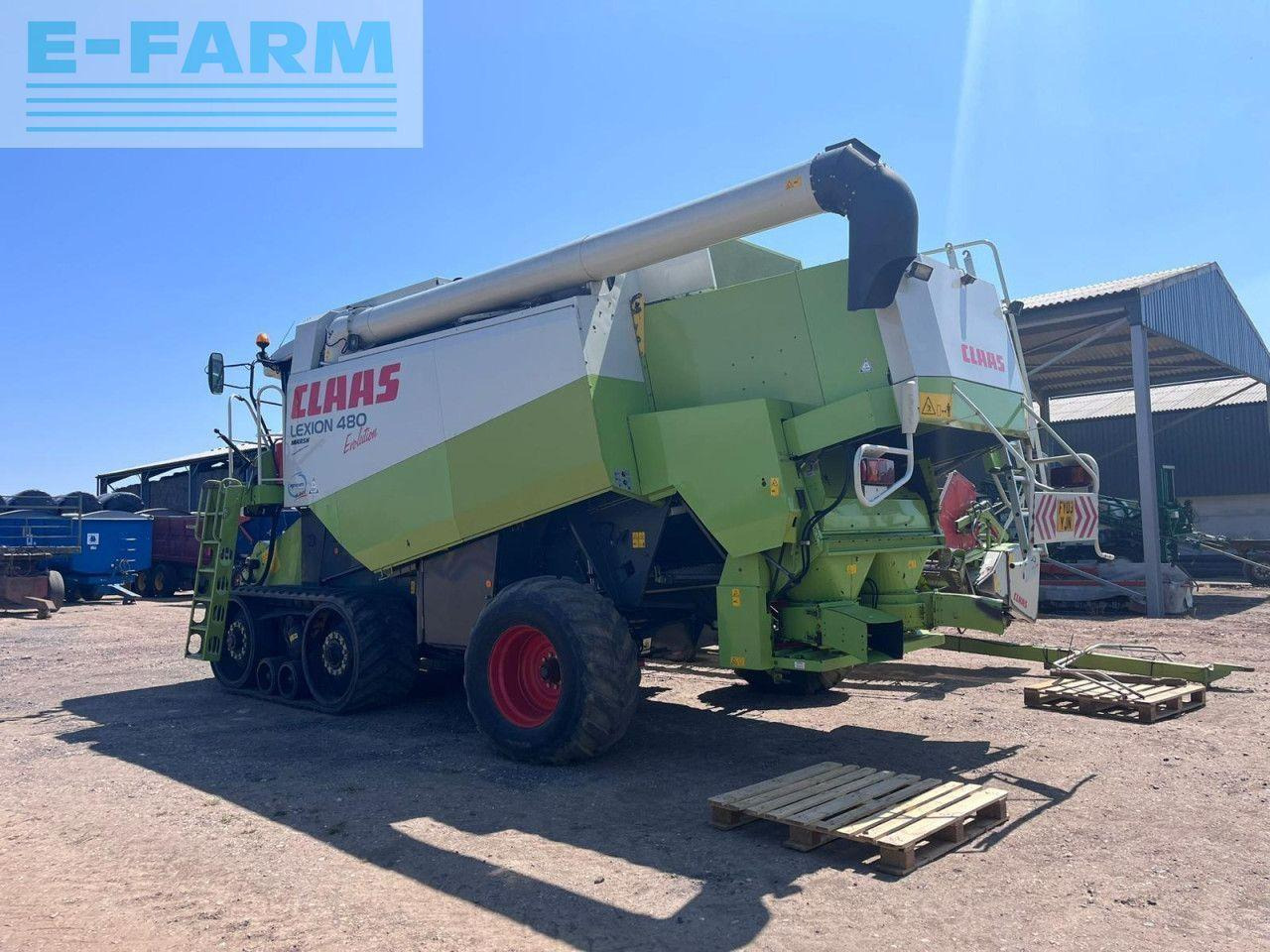 CLAAS LEXION 480 EVOLUTION TT - Θεριζοαλωνιστική μηχανή: φωτογραφία 4 CLAAS LEXION 480 EVOLUTION TT - Θεριζοαλωνιστική μηχανή: φωτογραφία 4