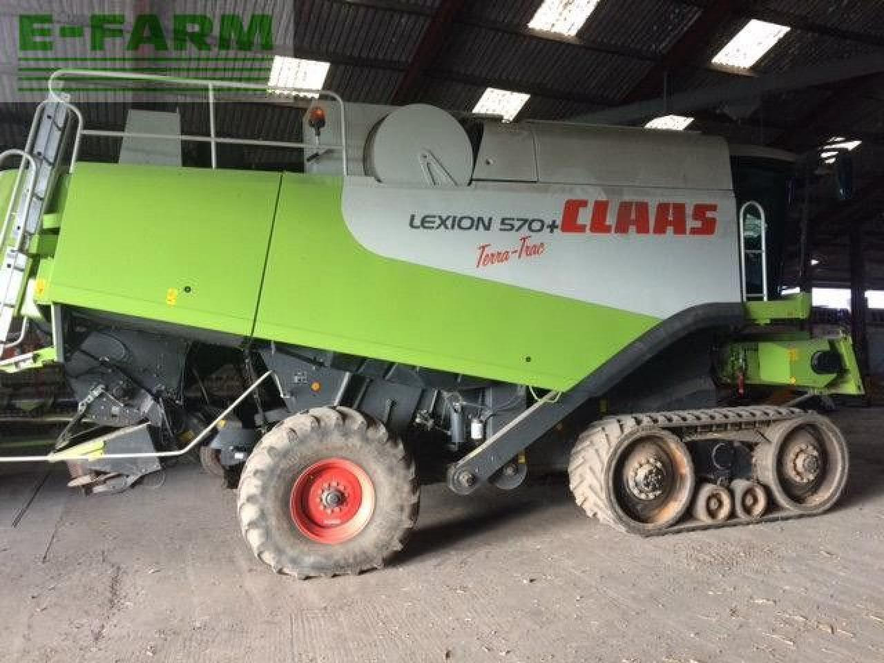 CLAAS LEXION 570 TT - Θεριζοαλωνιστική μηχανή: φωτογραφία 2 CLAAS LEXION 570 TT - Θεριζοαλωνιστική μηχανή: φωτογραφία 2