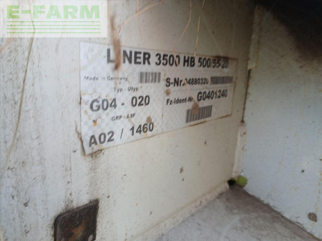 CLAAS LINER 3500HB - Χορτοσυλλέκτης: φωτογραφία 2 CLAAS LINER 3500HB - Χορτοσυλλέκτης: φωτογραφία 2