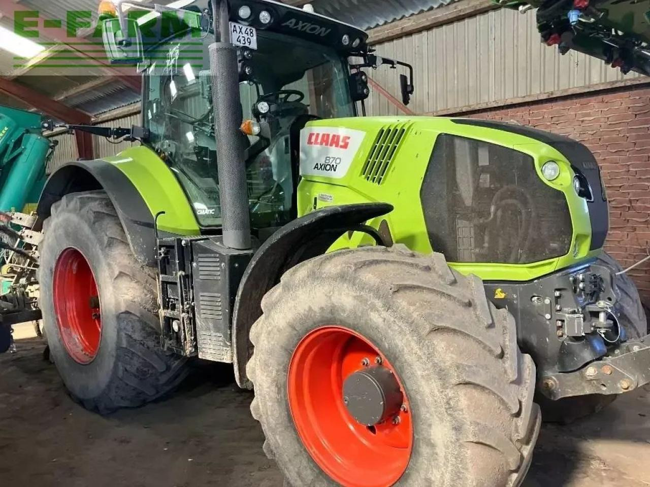 CLAAS axion 870 cmatic - Τρακτέρ: φωτογραφία 1 CLAAS axion 870 cmatic - Τρακτέρ: φωτογραφία 1