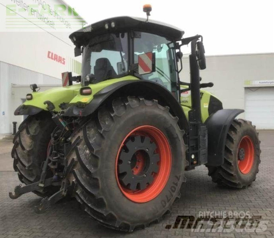 CLAAS axion 870 - Τρακτέρ: φωτογραφία 3 CLAAS axion 870 - Τρακτέρ: φωτογραφία 3