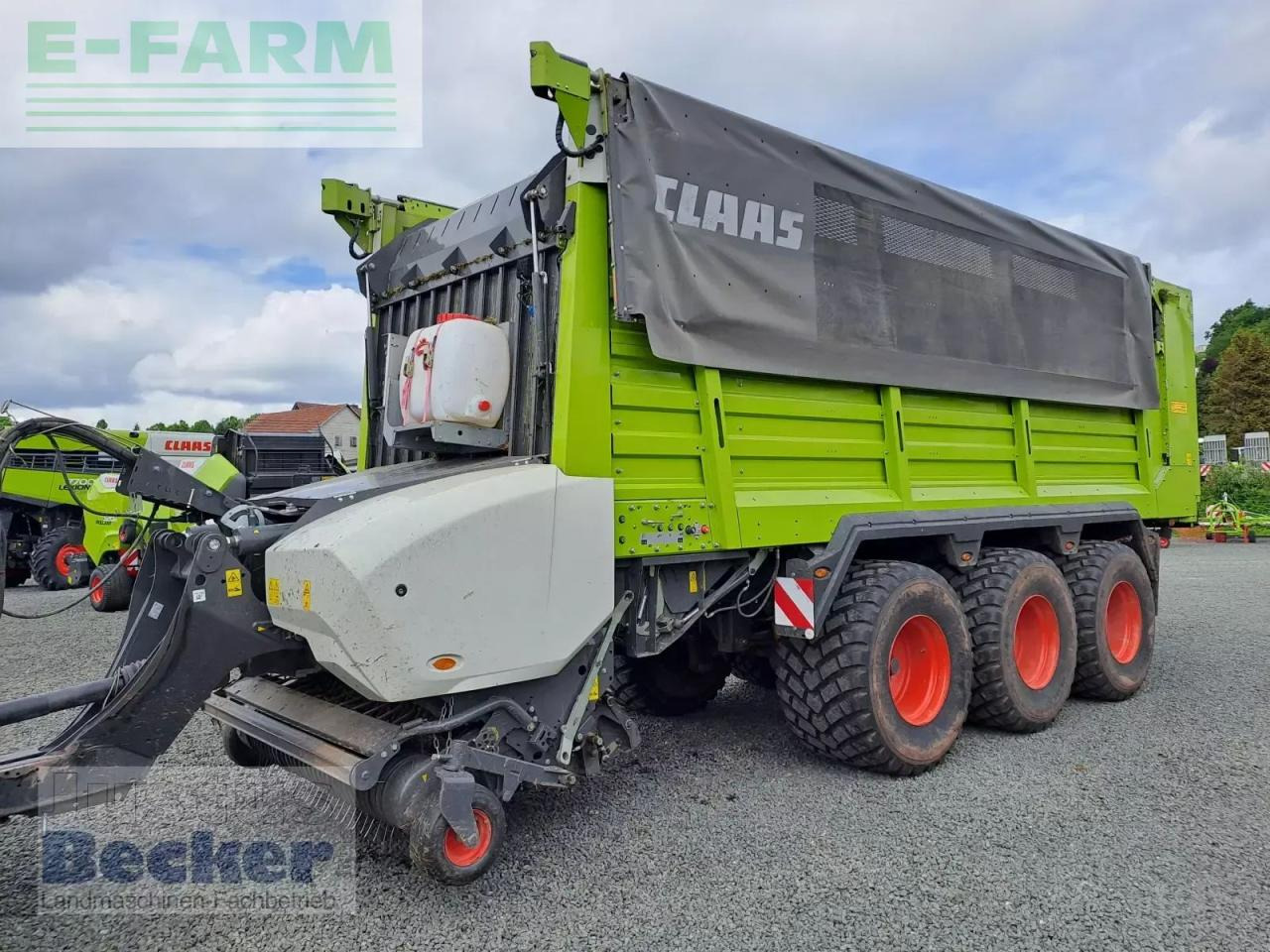 CLAAS cargos 8500 tridem - Βαγόνι ενσίρωσης: φωτογραφία 2 CLAAS cargos 8500 tridem - Βαγόνι ενσίρωσης: φωτογραφία 2