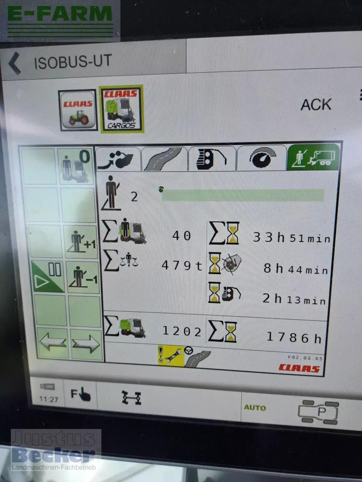 CLAAS cargos 8500 tridem - Βαγόνι ενσίρωσης: φωτογραφία 4 CLAAS cargos 8500 tridem - Βαγόνι ενσίρωσης: φωτογραφία 4