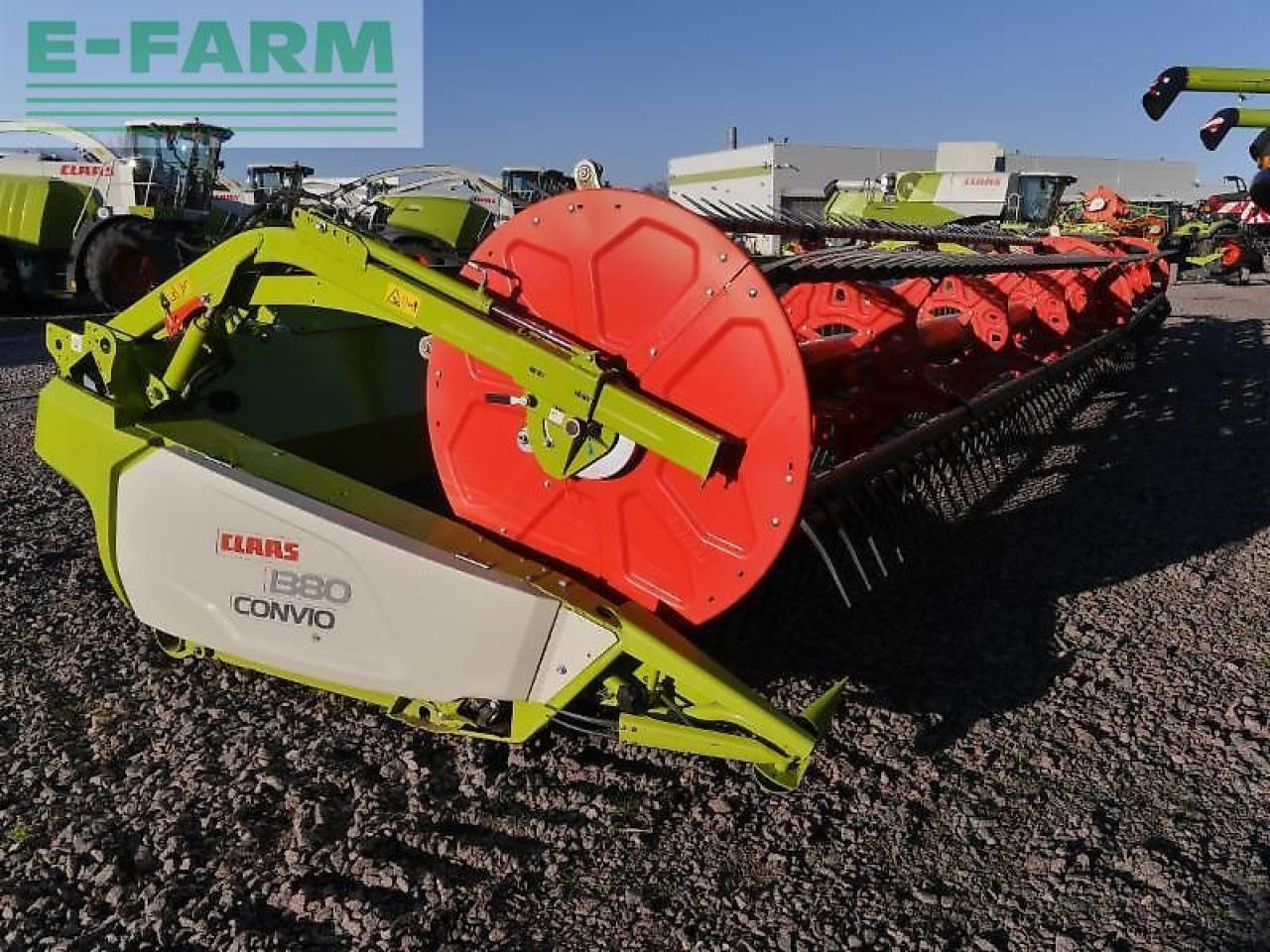 CLAAS convio 1380 - Θεριζοαλωνιστική μηχανή - κεφαλή: φωτογραφία 1 CLAAS convio 1380 - Θεριζοαλωνιστική μηχανή - κεφαλή: φωτογραφία 1