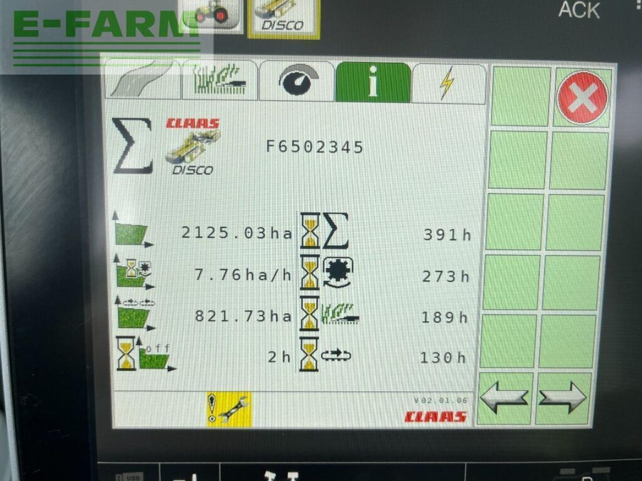 Χορτοκοπτικό CLAAS disco 9200 c as autoswather + disco 3200 fc prof: φωτογραφία 23 Χορτοκοπτικό CLAAS disco 9200 c as autoswather + disco 3200 fc prof: φωτογραφία 23