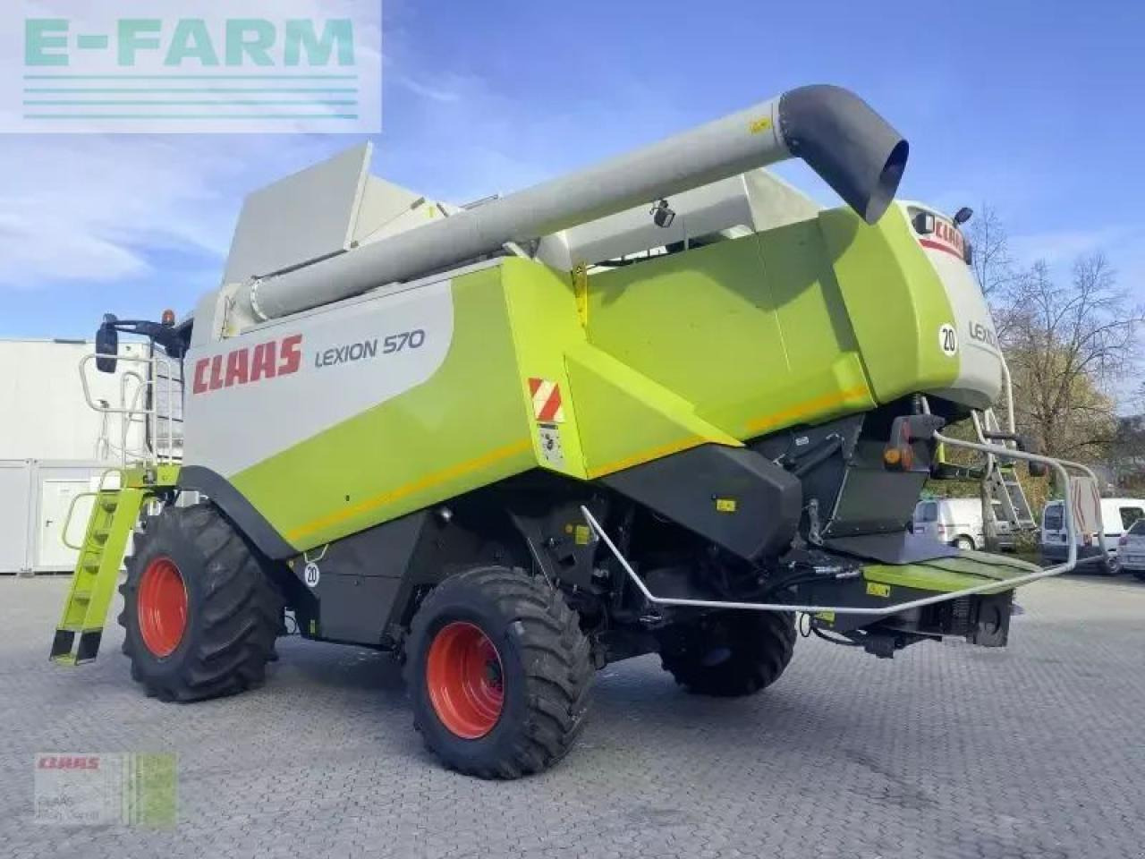 CLAAS lexion 570 + v750 + tw - Θεριζοαλωνιστική μηχανή: φωτογραφία 4 CLAAS lexion 570 + v750 + tw - Θεριζοαλωνιστική μηχανή: φωτογραφία 4