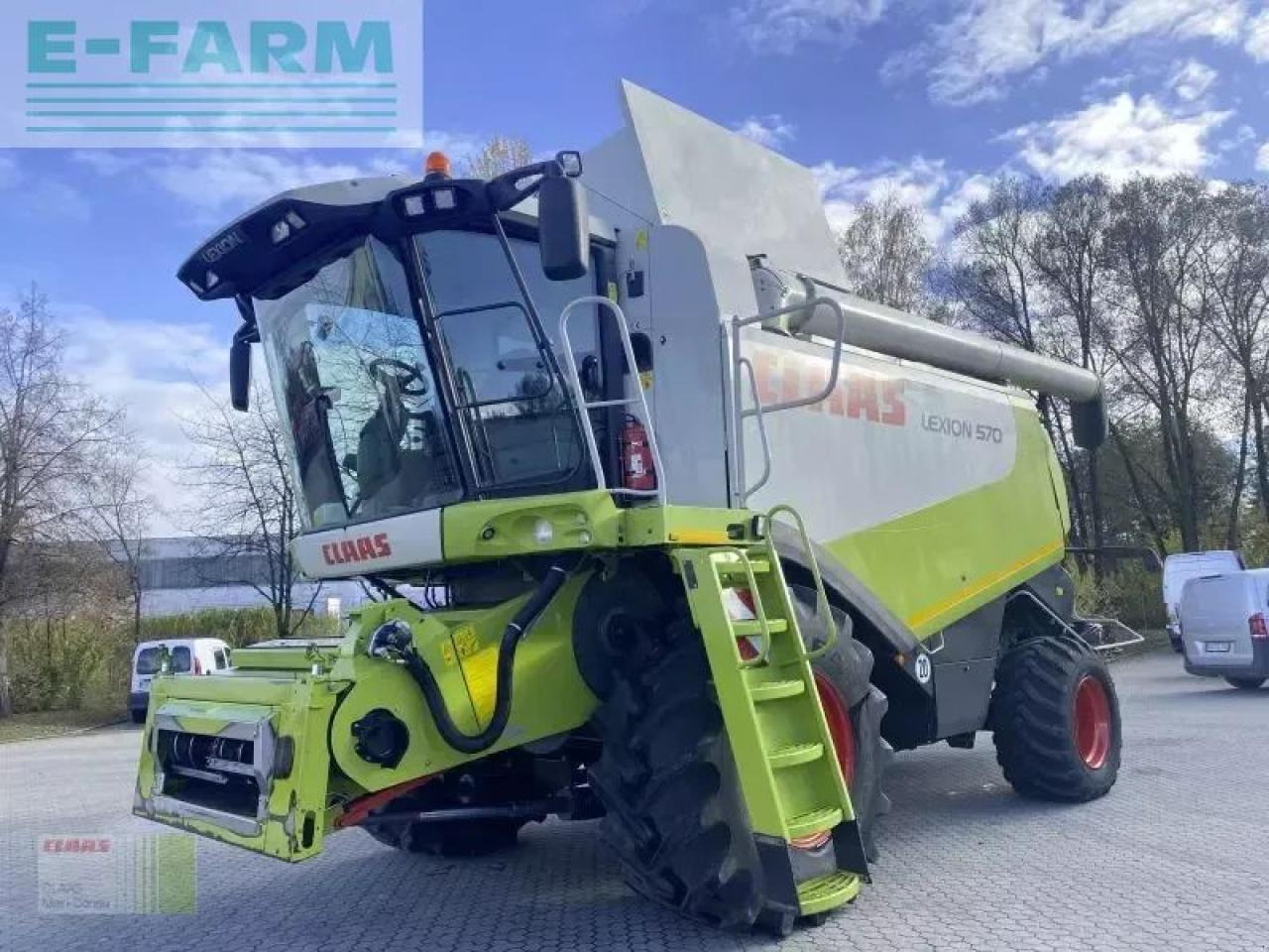 CLAAS lexion 570 + v750 + tw - Θεριζοαλωνιστική μηχανή: φωτογραφία 3 CLAAS lexion 570 + v750 + tw - Θεριζοαλωνιστική μηχανή: φωτογραφία 3