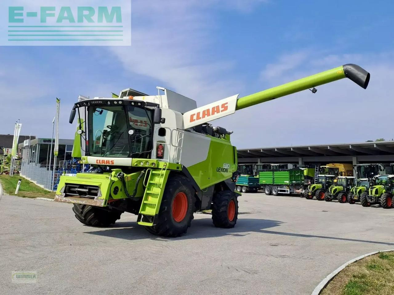 CLAAS lexion 630 - allrad - Θεριζοαλωνιστική μηχανή: φωτογραφία 2 CLAAS lexion 630 - allrad - Θεριζοαλωνιστική μηχανή: φωτογραφία 2