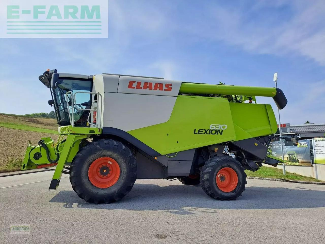 CLAAS lexion 630 - allrad - Θεριζοαλωνιστική μηχανή: φωτογραφία 3 CLAAS lexion 630 - allrad - Θεριζοαλωνιστική μηχανή: φωτογραφία 3