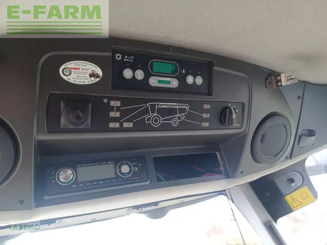 Θεριζοαλωνιστική μηχανή CLAAS lexion 670 tt terratrac v 900: φωτογραφία 12