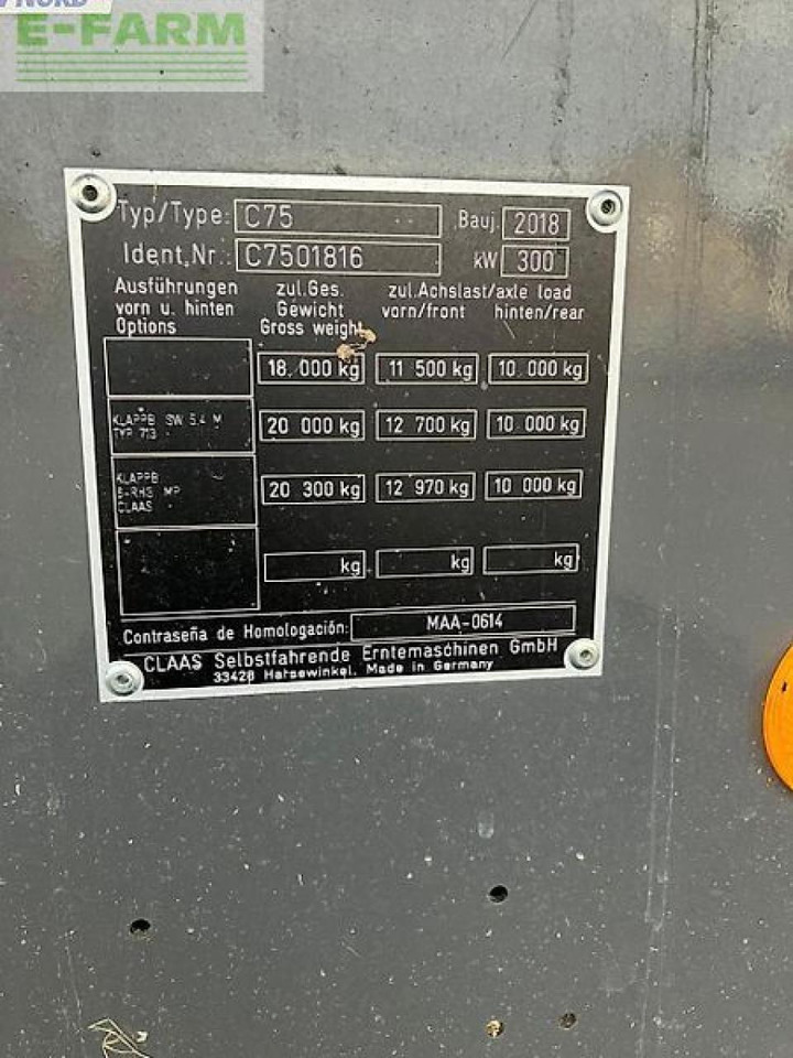 Θεριζοαλωνιστική μηχανή CLAAS lexion 740 tier 4: φωτογραφία 15 Θεριζοαλωνιστική μηχανή CLAAS lexion 740 tier 4: φωτογραφία 15