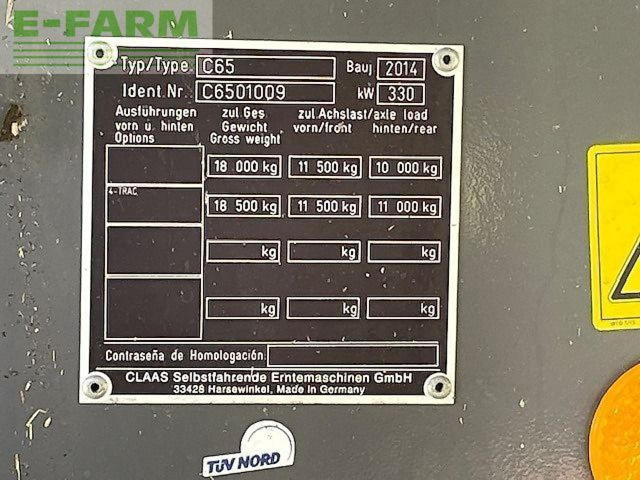 Θεριζοαλωνιστική μηχανή CLAAS lexion 750 mit vario 900: φωτογραφία 17