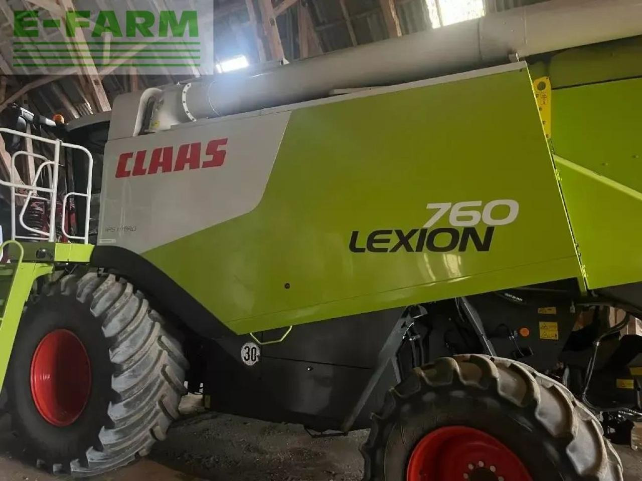 CLAAS lexion 760 - Θεριζοαλωνιστική μηχανή: φωτογραφία 1 CLAAS lexion 760 - Θεριζοαλωνιστική μηχανή: φωτογραφία 1
