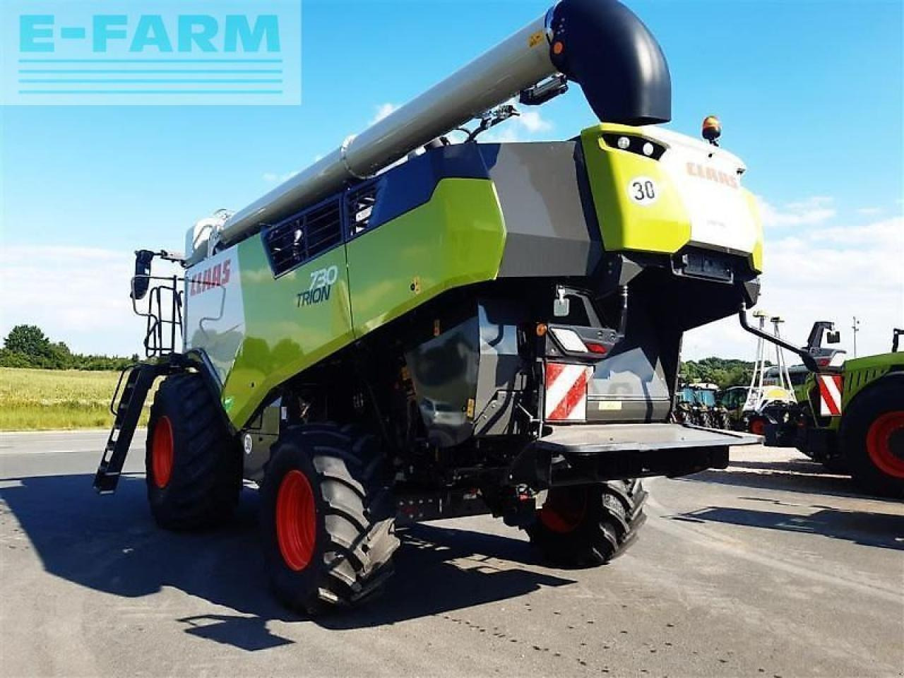 CLAAS mähdr. trion 730 + v770 - Θεριζοαλωνιστική μηχανή: φωτογραφία 4 CLAAS mähdr. trion 730 + v770 - Θεριζοαλωνιστική μηχανή: φωτογραφία 4