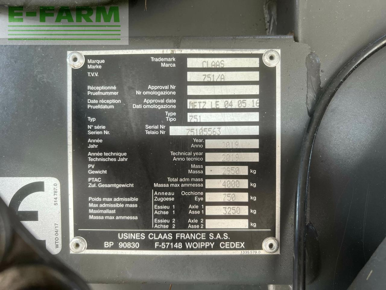 Χορτοδετική μηχανή τετράγωνες μπάλες CLAAS variant 465 rc: φωτογραφία 9