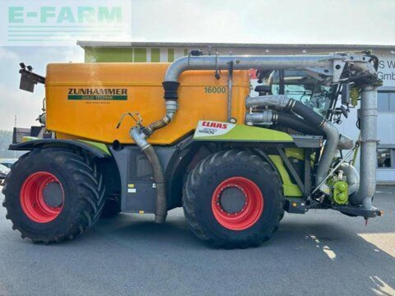 Τρακτέρ CLAAS xerion 4000 saddle trac, zunhammer acx 16 cbm SADDLE TRAC: φωτογραφία 6