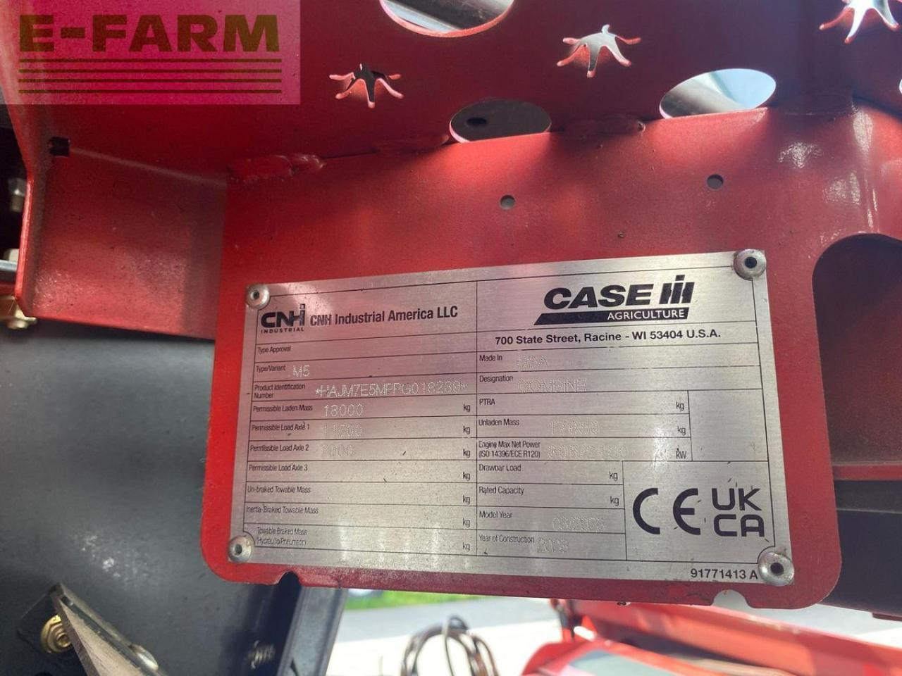 Case-IH axial flow 7150 - Θεριζοαλωνιστική μηχανή: φωτογραφία 5 Case-IH axial flow 7150 - Θεριζοαλωνιστική μηχανή: φωτογραφία 5